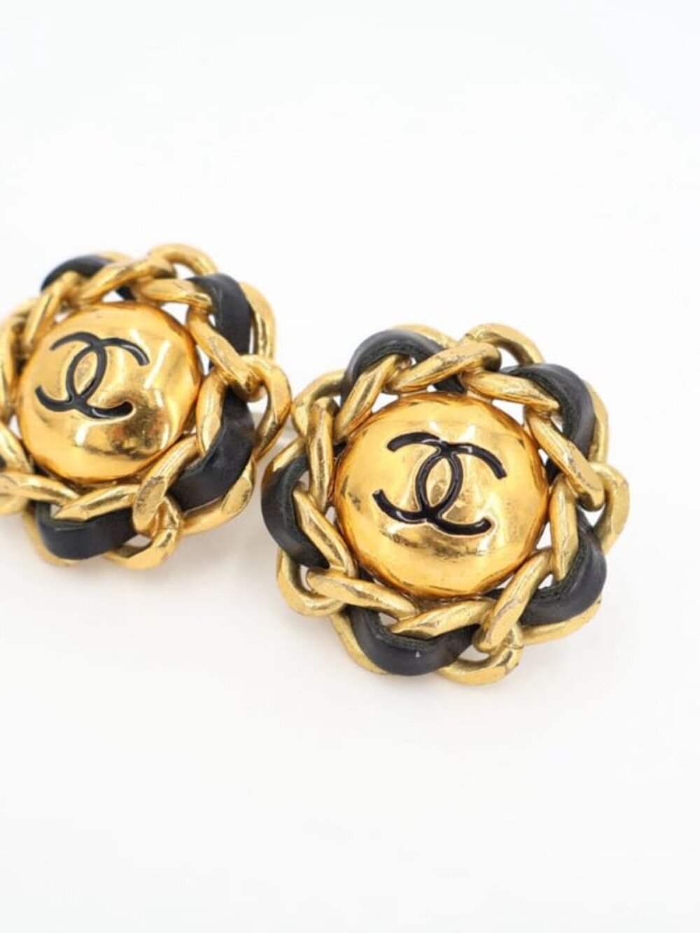 Chanel Coco Mark 29 Brooch GP and Leather Gold Scratch - Picture 4 of 8